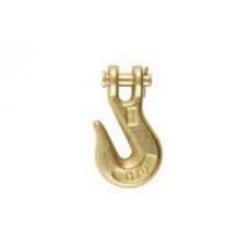 3/8" GOLD CHROMATE GR. 70 ALLOY  CLEVIS GRAB HOOK-NOT FOR OVERHEAD  LIFTING
